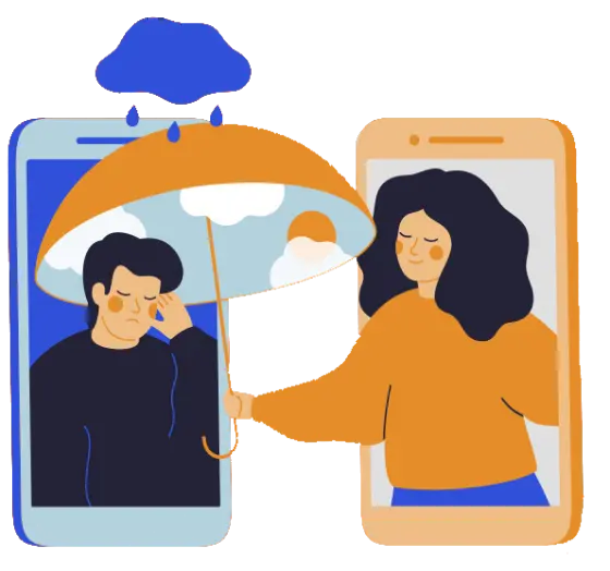 Online Therapy Illustration